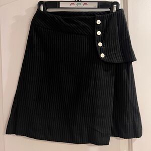 Vintage 1970’s Bill Atkinson Black Quilted Skirt